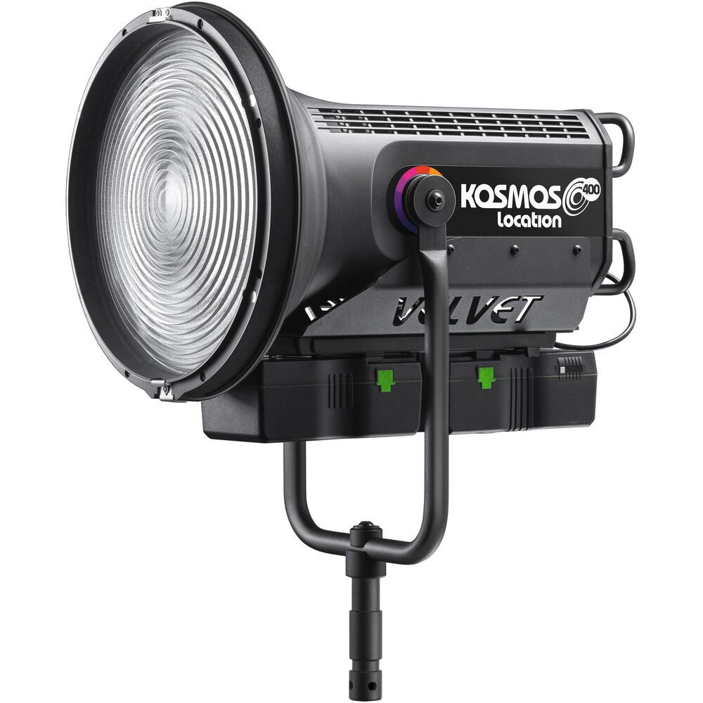 VELVET Kosmos 400 Color Location Motorized Zoom LED Fresnel with Yoke