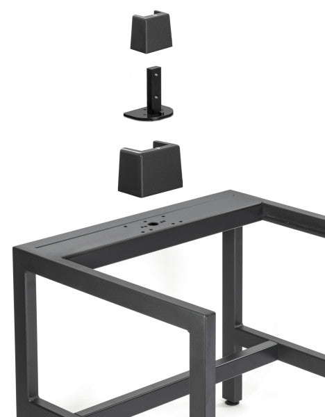 Kaiser 75H Table Frame. Height approx. 75 cm (29.5 in.). Features holes for mounting bases 5610 (RSP columns), 5625 (RD columns) and 4427 (R1 columns). from www.thelafirm.com