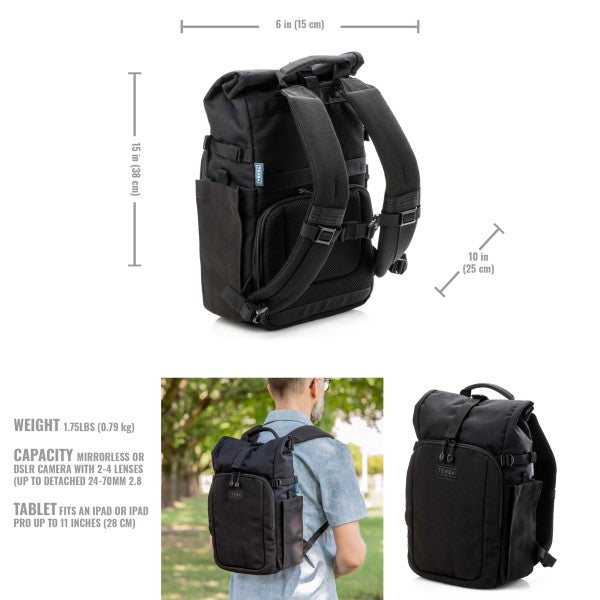 Tenba Fulton v2 10L Backpack - Black from www.thelafirm.com