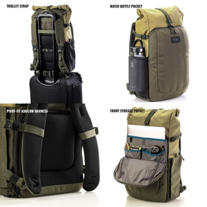 Tenba Fulton v2 16L Backpack - Tan/Olive from www.thelafirm.com