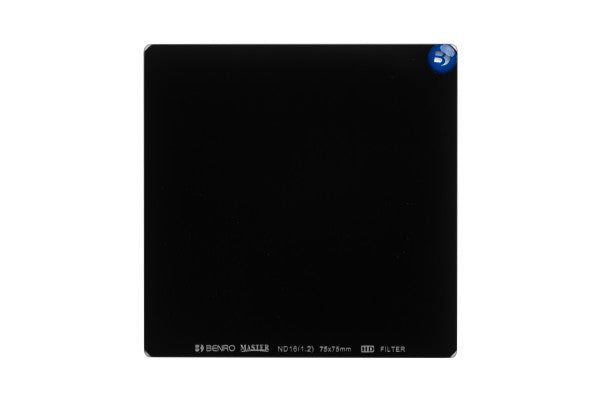 Benro Master 75x75mm 4-stop (ND16 1.2) Solid Neutral Density Filter from www.thelafirm.com