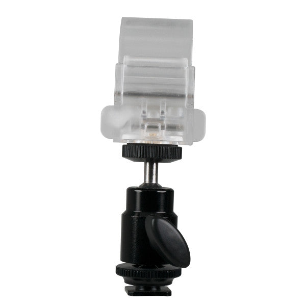 Nanlite Pavotube Transparent Polycarbonate Clip with Mini Ball Head from www.thelafirm.com