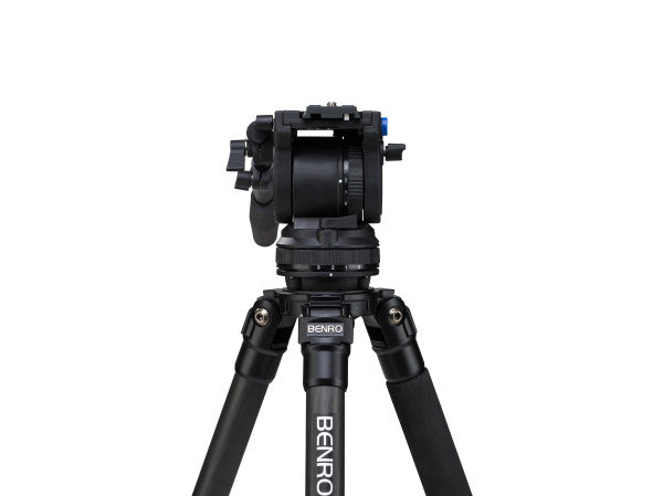 Benro C373F Series 3 CF Video Tripod & BV4H Head - 3 Leg Sections, Flip Lock Leg Release from www.thelafirm.com