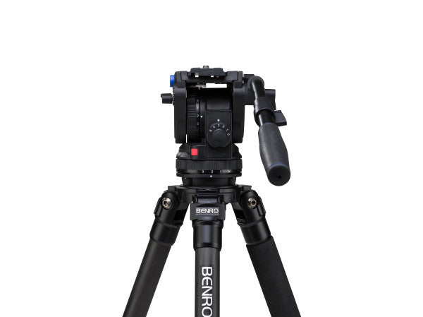 Benro C373F Series 3 CF Video Tripod & BV4H Head - 3 Leg Sections, Flip Lock Leg Release from www.thelafirm.com