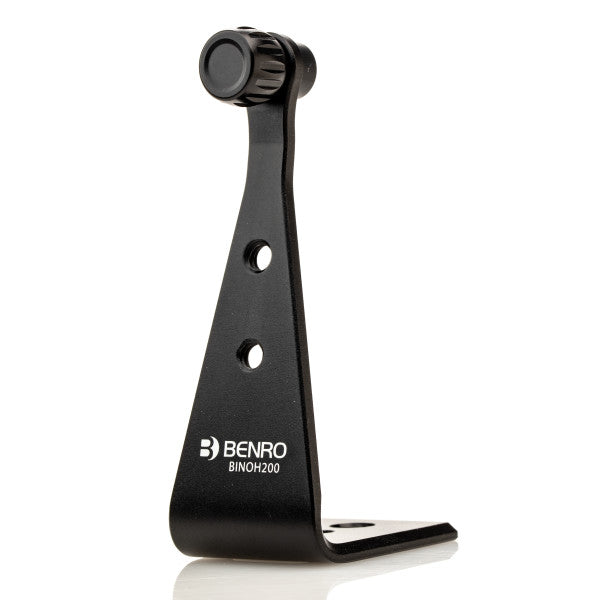 Benro BINOH200 Arca-Swiss Style Binocular Bracket with 1/4"-20 & 3/8"-16 mounting options from www.thelafirm.com