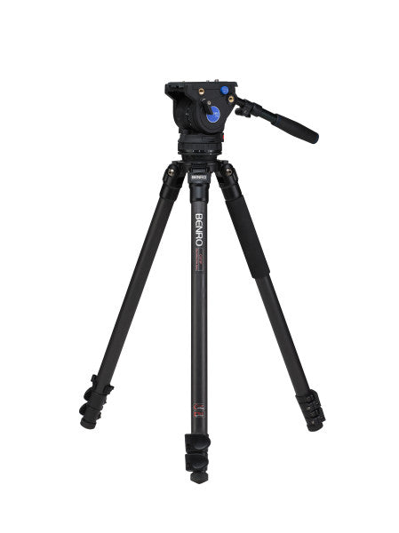 Benro C373F Series 3 CF Video Tripod & BV6H Head - 3 Leg Sections, Flip Lock Leg Release from www.thelafirm.com